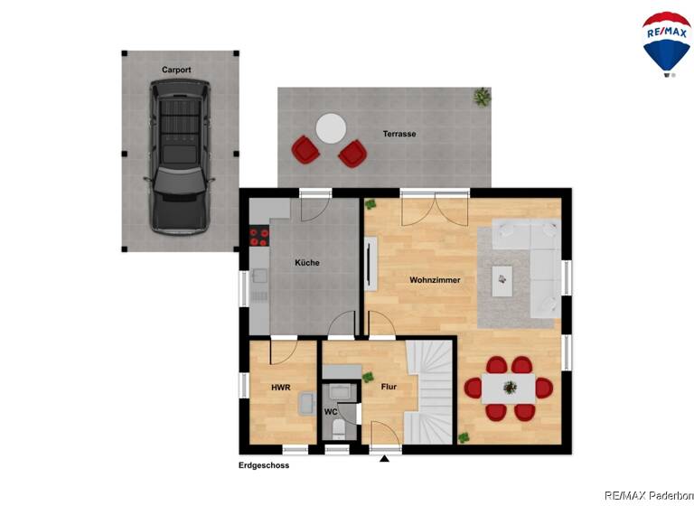 Einfamilienhaus zum Kauf 269.000 € 4 Zimmer 103,9 m² 722 m² Grundstück Atteln Lichtenau 33165