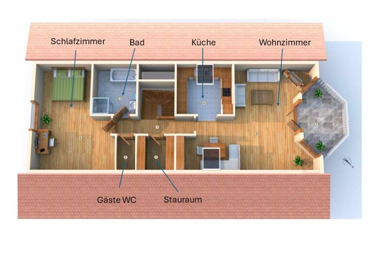Wohnung zum Kauf provisionsfrei 385.000 € 2 Zimmer 65 m² Geschoss 2/3 Promenadenweg 1 Laboe 24235