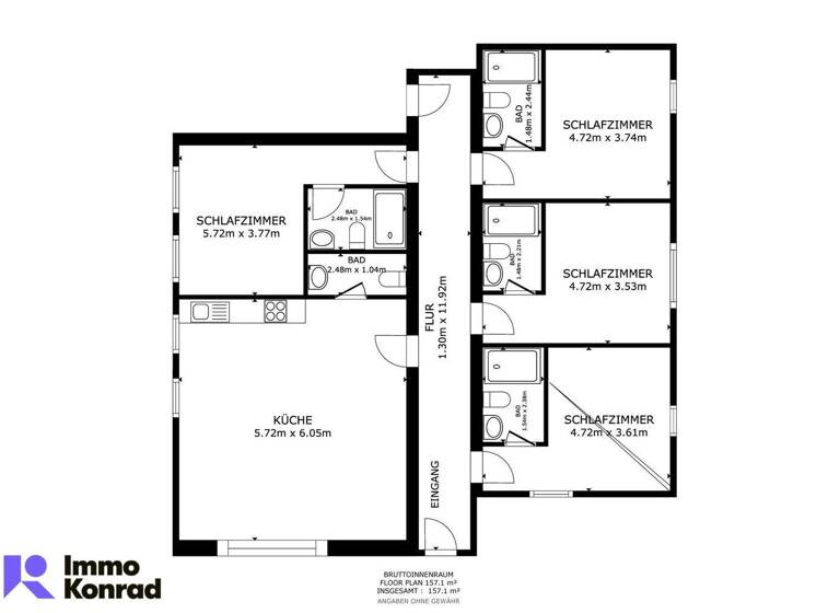 Wohnung zum Kauf 350.000 € 5 Zimmer 118 m² EG Tösens 6541