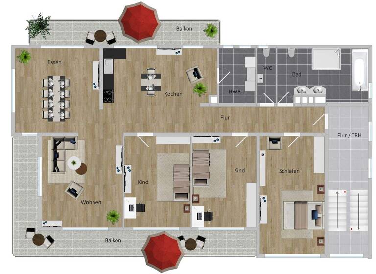 Wohnung zum Kauf 399.000 € 4,5 Zimmer 189 m² frei ab sofort Freudenstädter Straße 56 Enzklösterle 75337