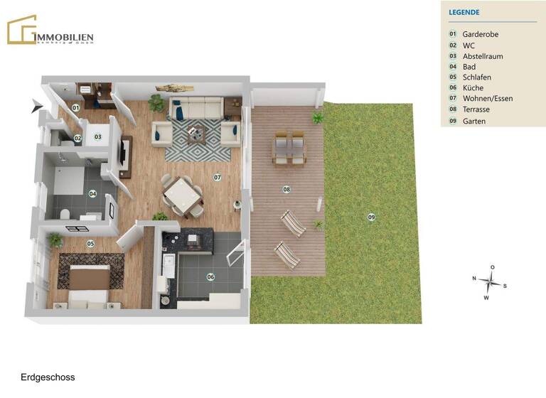 Wohnung zum Kauf - Erstbezug provisionsfrei 419.500 € 2 Zimmer 80,7 m² Hirschaid 96114