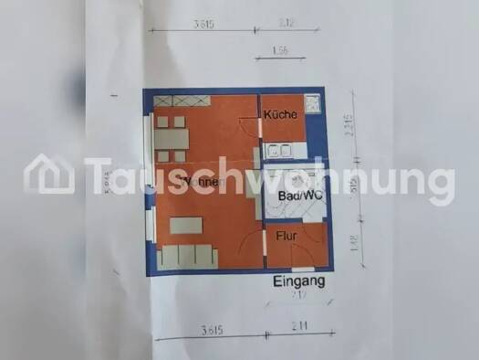 Studio zur Miete Tauschwohnung 300 € 1 Zimmer 32 m² 1. Geschoss Müggelheim Berlin 12555