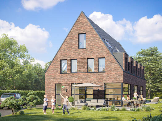 Doppelhaushälfte zum Kauf 1.247.500 € 5 Zimmer 145 m² 1.071 m² Grundstück Poppenbüttel Hamburg / Poppenbüttel 22393