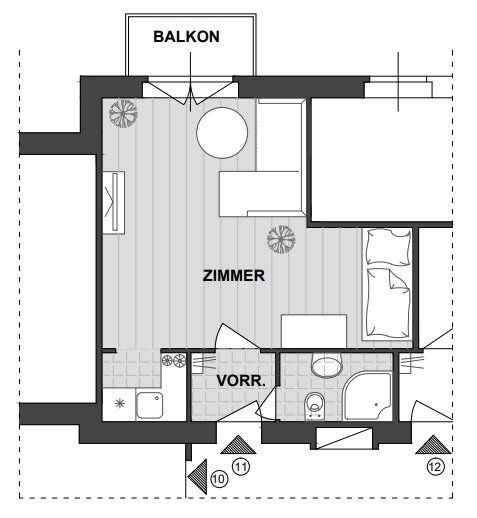 Wohnung zum Kauf 179.000 € 1 Zimmer 27,4 m²<br/>Wohnfläche 2.<br/>Geschoss Bujattigasse Wien 1140