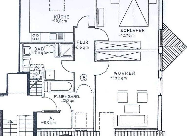 Wohnung zum Kauf 213.000 € 2 Zimmer 61 m² Römerstr. 79 Wasserliesch 54332