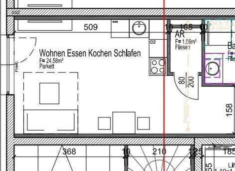 Studio zum Kauf - Erstbezug provisionsfrei 181.836 € 1 Zimmer 36,4 m² 1. Geschoss frei ab 01.09.2027 Johann-Koller-Weg 11 Liebenau Graz,07.Bez.:Liebenau 8041