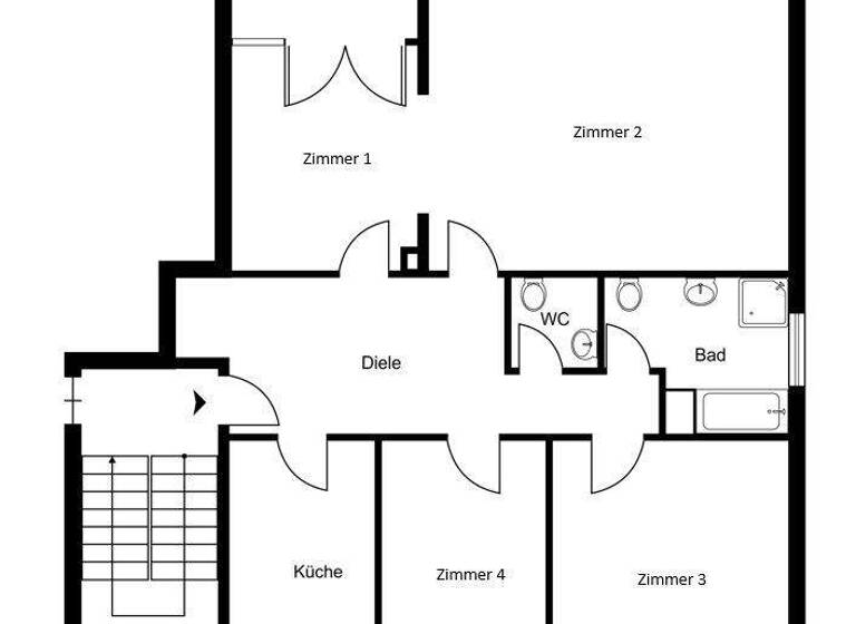 Wohnung zum Kauf 449.000 € 4 Zimmer 102 m² EG Wellingsbüttel Hamburg 22391