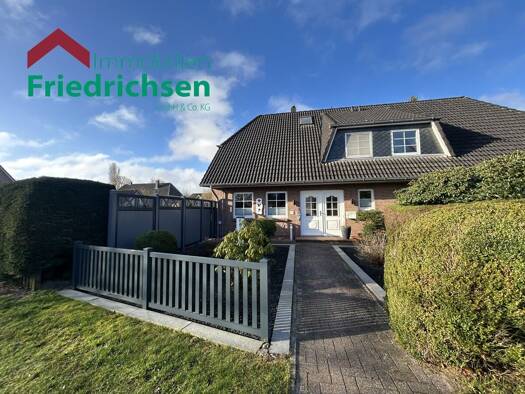 Doppelhaushälfte zum Kauf 309.000 € 4 Zimmer 110 m² 459,5 m² Grundstück Lindholm Risum-Lindholm 25920
