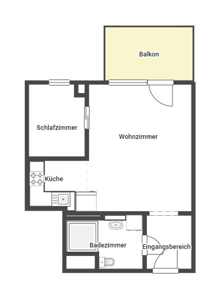 Wohnung zum Kauf 205.000 € 2 Zimmer 41,5 m²<br/>Wohnfläche EG<br/>Geschoss Weilimdorf Stuttgart 70499