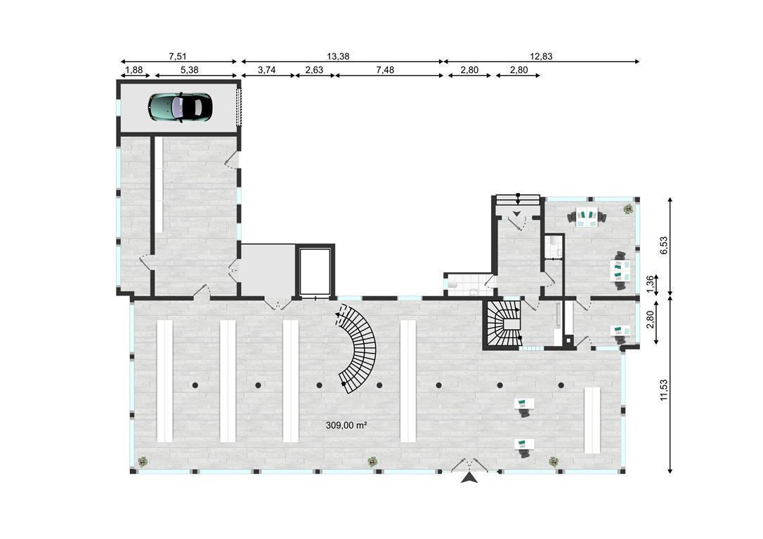 Produktionshalle zum Kauf 1.810 m²<br/>Lagerfläche Garching Garching a d Alz 84518