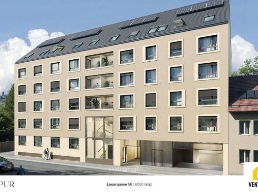 Wohnung zum Kauf 169.775 € 1 Zimmer 30,6 m² 3. Geschoss Lagergasse Gries Graz 8020