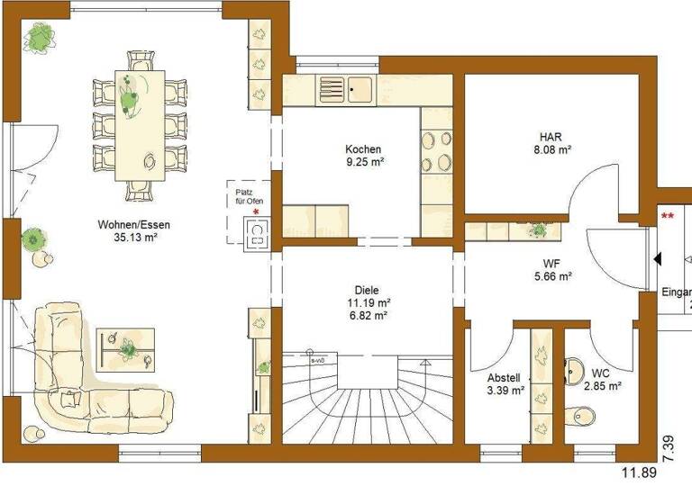 Einfamilienhaus zum Kauf provisionsfrei 588.500 € 4 Zimmer 138 m² 501 m² Grundstück Schwante Oberkrämer 16727