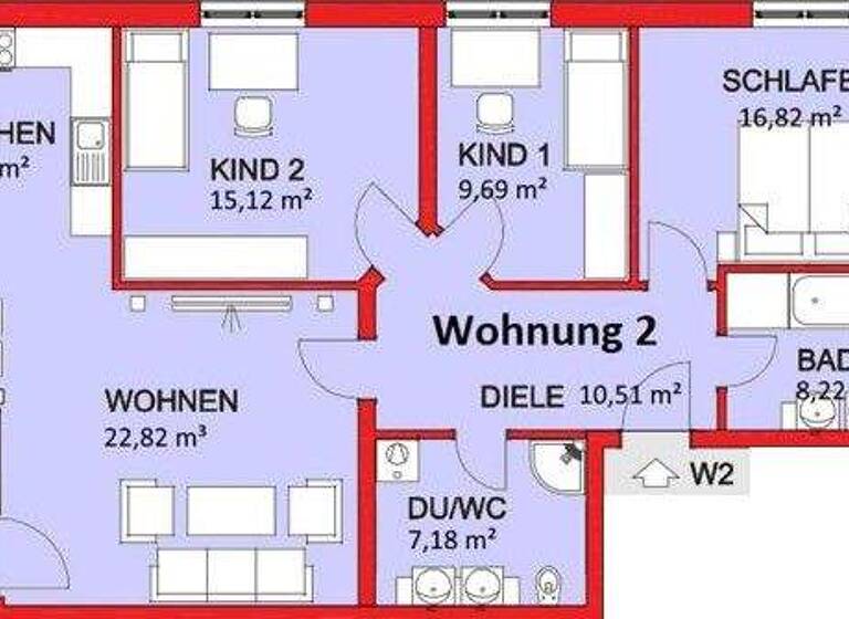 Wohnung zum Kauf provisionsfrei 477.000 € 4 Zimmer 108,4 m² 1. Geschoss Dornstetten 72280