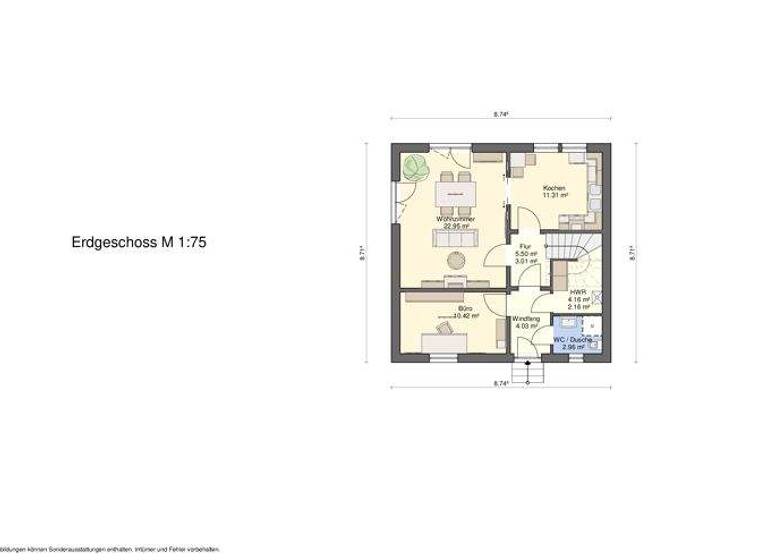 Einfamilienhaus zum Kauf 486.075 € 5 Zimmer 119 m² 407 m² Grundstück Oberaden Bergkamen / Oberaden 59192
