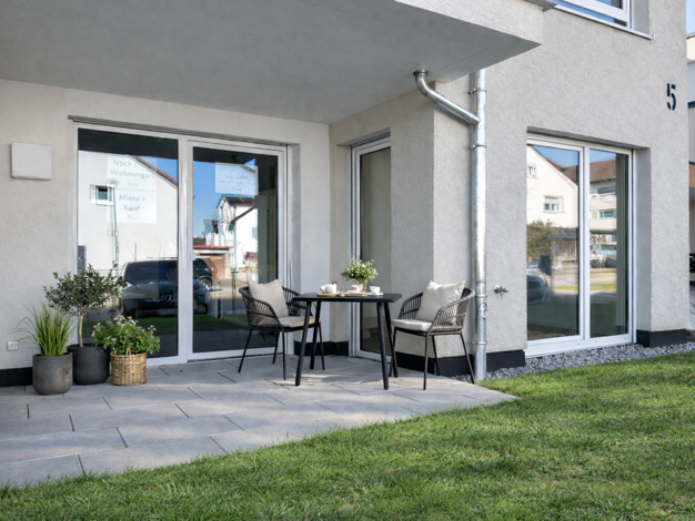 Terrassenwohnung zum Kauf - Erstbezug provisionsfrei 366.000 € 2 Zimmer 55,2 m² EG Schliffkopfstraße 5 Herrenberg 71083