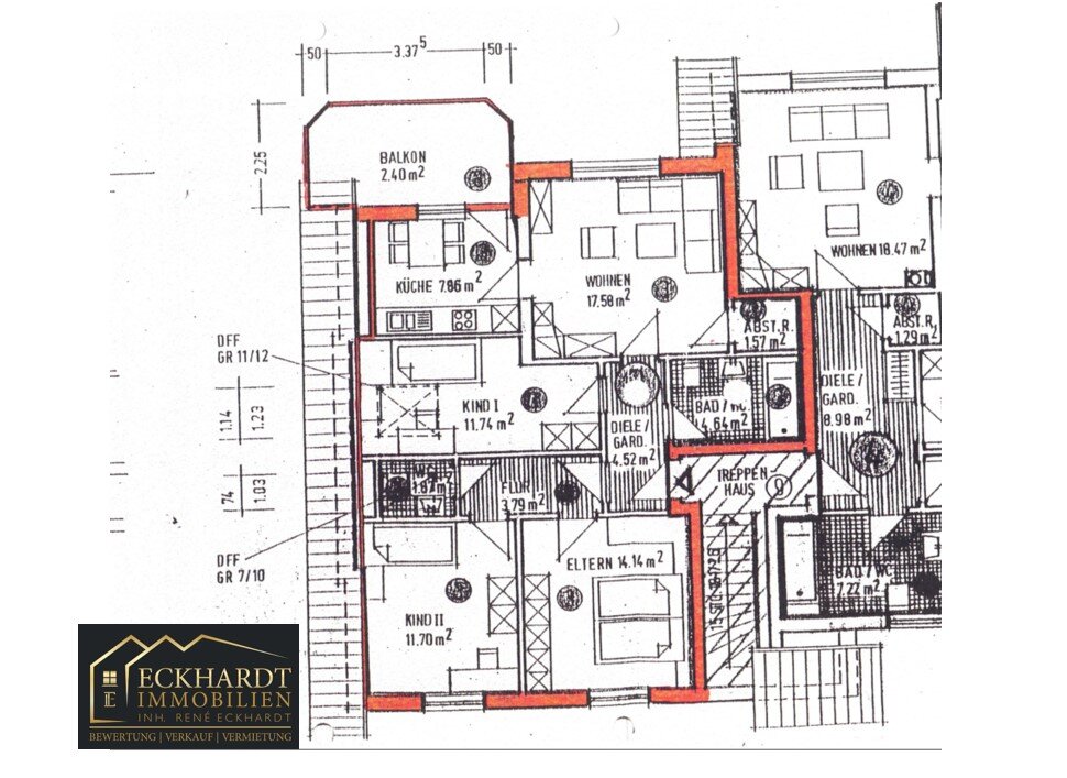 Wohnung zum Kauf 179.999 € 4 Zimmer 79,3 m²<br/>Wohnfläche Bebra Bebra 36179