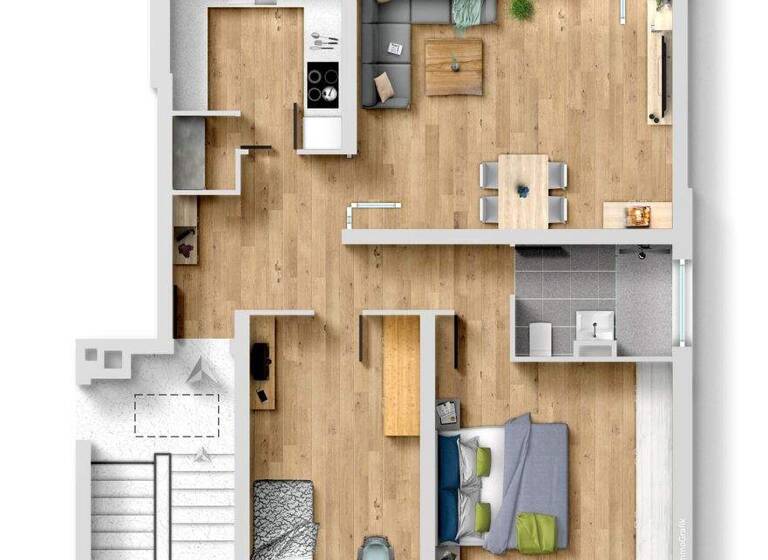 Wohnung zum Kauf 215.000 € 3 Zimmer 72,6 m² 2. Geschoss Senden 48308