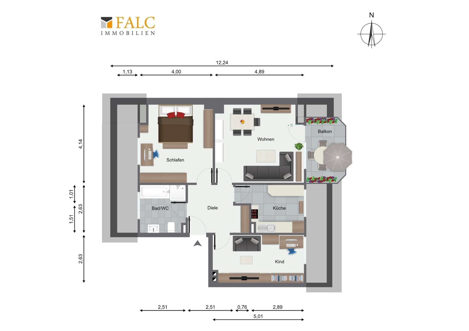 Wohnung zum Kauf provisionsfrei 145.000 € 3 Zimmer 69 m²<br/>Wohnfläche Wanheimerort Duisburg 47055