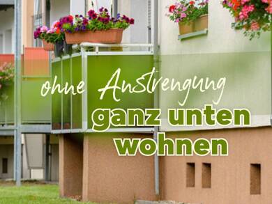 Wohnung zur Miete 358 € 3 Zimmer 55 m² EG frei ab sofort Fritz-Reuter-Straße 40 Merseburg Merseburg 06217