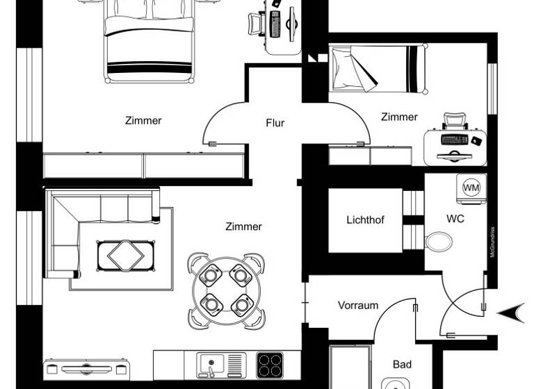 Wohnung zum Kauf - Erstbezug 289.000 € 3 Zimmer 54,1 m² 1. Geschoss Wien 1150