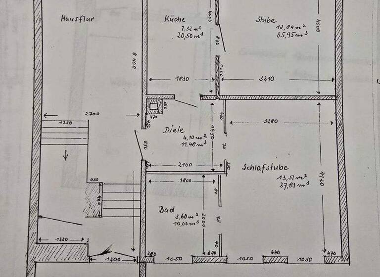 Reihenmittelhaus zum Kauf provisionsfrei 69.000 € 12 Zimmer 141 m² 280 m² Grundstück Wiesenstraße 6 Hainichen 09661