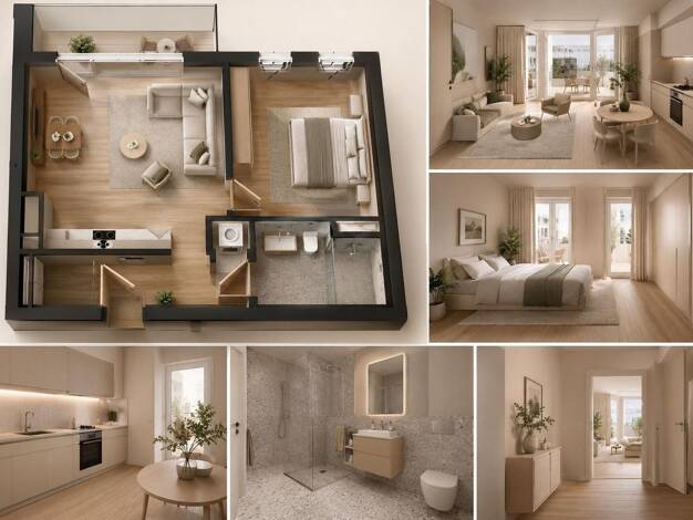 Wohnung zur Miete - Erstbezug 1.352 € 2 Zimmer 52 m² 1. Geschoss frei ab 01.11.2026 Parkstraße 44 Pankow Pankow 13187