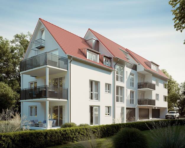 Wohnung zum Kauf - Neubau 359.900 € 2,5 Zimmer 77,8 m² Dachgeschoss, 4. Geschoss Hohenloher Straße 27 Untermünkheim Untermünkheim 74547