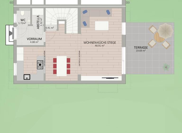 Doppelhaushälfte zum Kauf - Erstbezug 799.900 € 4 Zimmer 115,9 m² 297 m² Grundstück Spargelfeldstraße 202 Wien 1220