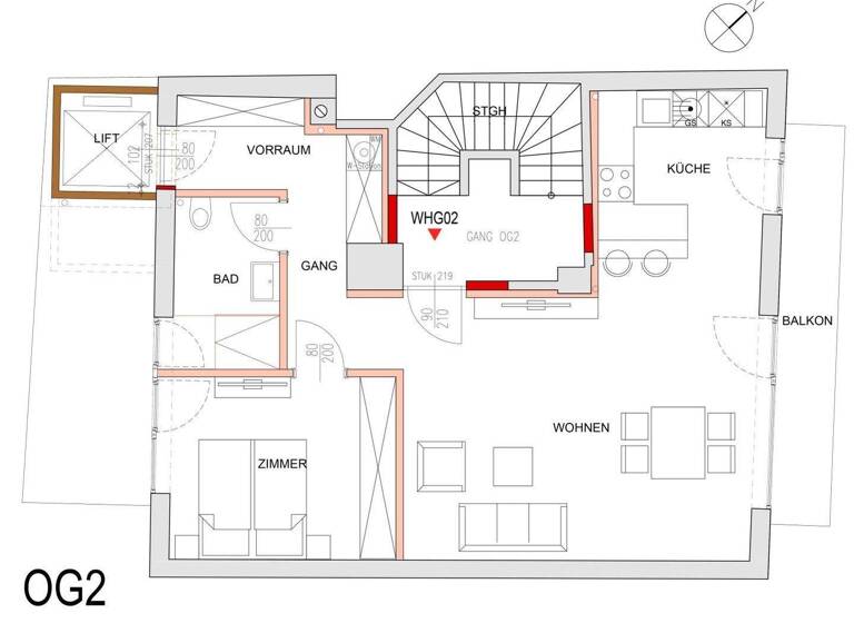 Wohnung zum Kauf - Erstbezug 490.000 € 2 Zimmer 61,4 m² 1. Geschoss Gmunden 4810