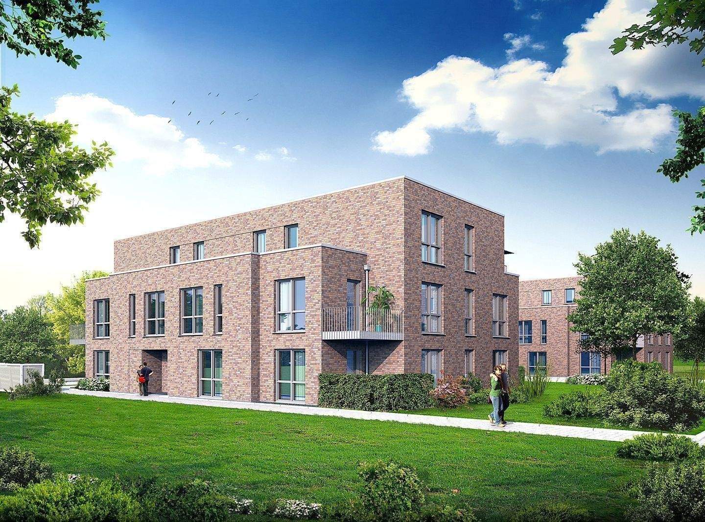 Immobilie in Brietlingen - KfW-40-QNG-Plus-Standard: Moderne 2-Zimmer-Wohnung im "Brietlinger Quartett" - Bild 2