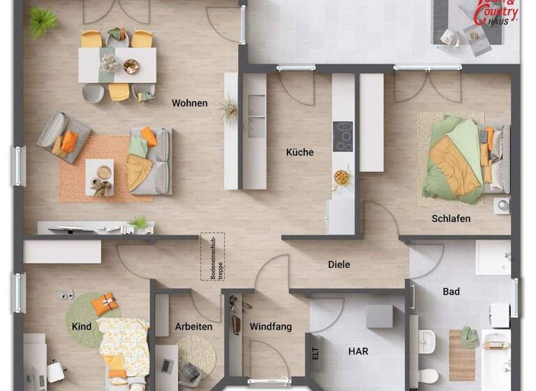 Bungalow zum Kauf provisionsfrei 354.630 € 4 Zimmer 107,7 m² 698 m² Grundstück Kronsgaard 24395