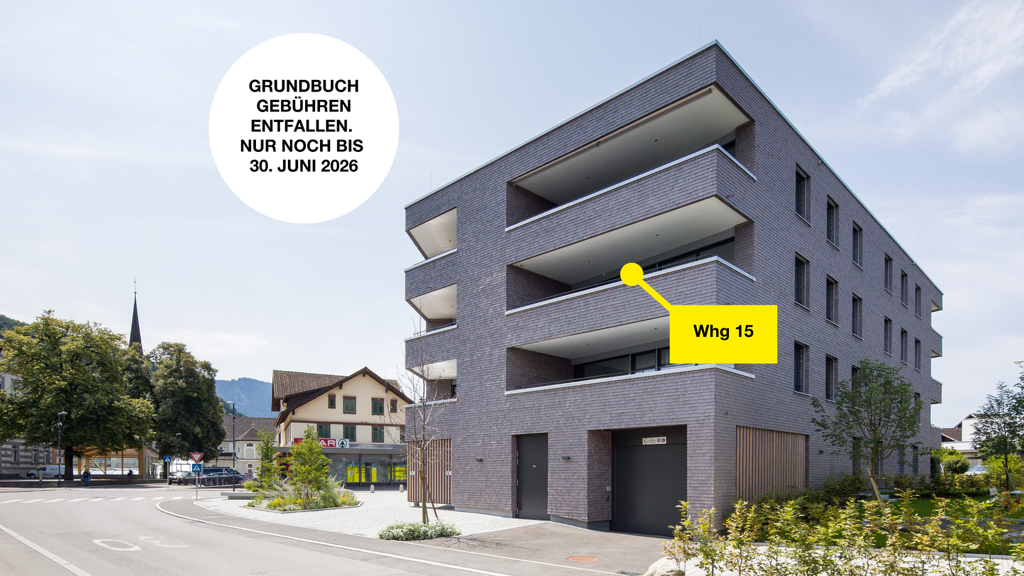 Terrassenwohnung zum Kauf - Erstbezug 537.000 € 3 Zimmer 73,2 m² 2. Geschoss Sebastianstraße 1 Feldkirch 6800
