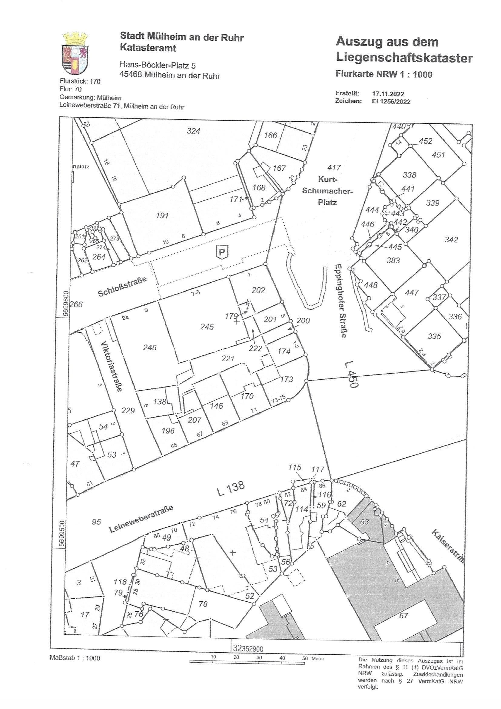 Mehrfamilienhaus zur Versteigerung als Kapitalanlage geeignet 1.450.000 € 29 Zimmer 743 m²<br/>Wohnfläche 766 m²<br/>Grundstück Altstadt I - Stadtmitte Mülheim an der Ruhr 45468