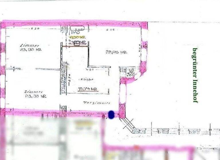 Wohnung zum Kauf 449.000 € 3,5 Zimmer 105 m² 1. Geschoss Wien 1180