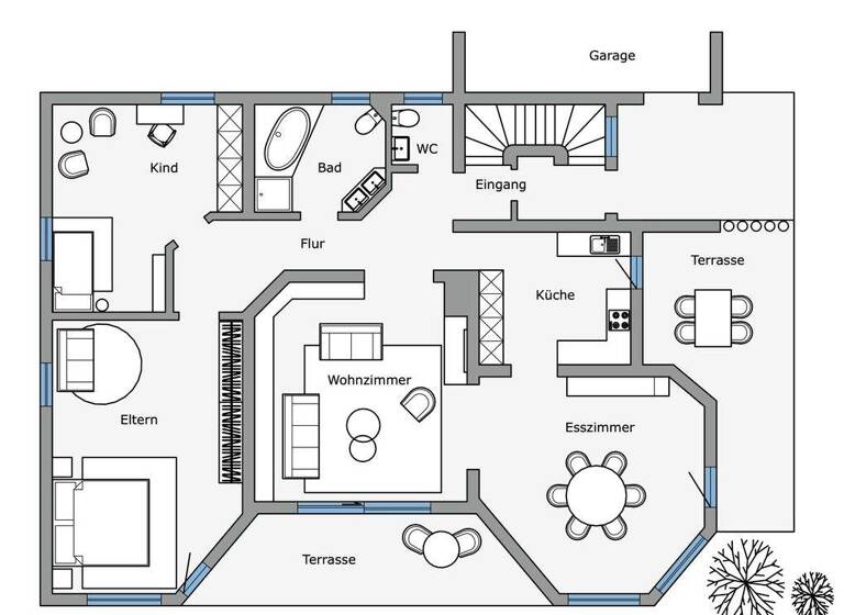 Mehrfamilienhaus zum Kauf 635.000 € 10 Zimmer 261 m² 918 m² Grundstück Hagenbüchach 91469