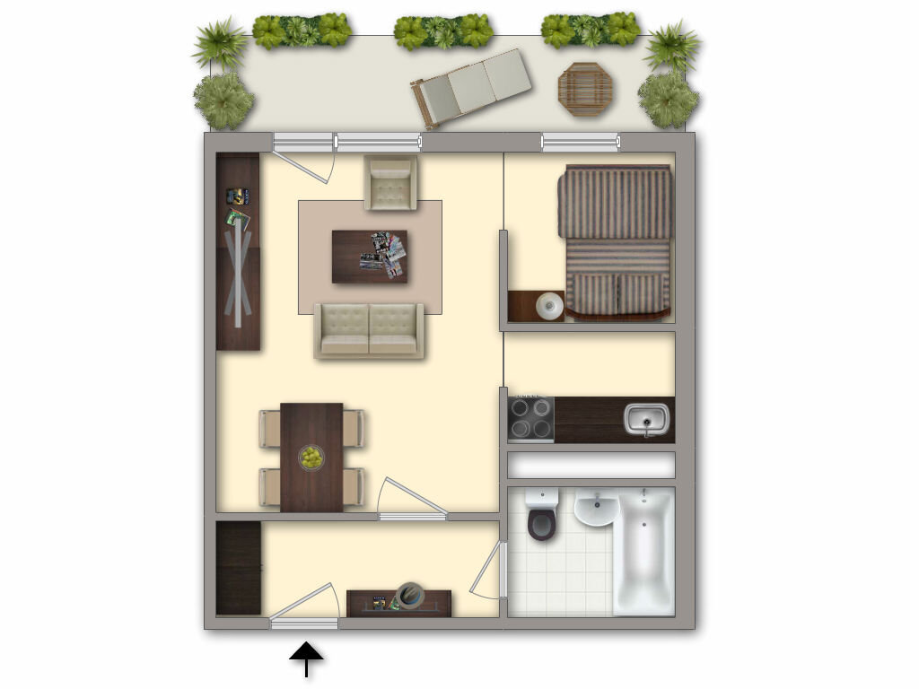 Wohnung zur Miete 249 € 1 Zimmer 35,5 m²<br/>Wohnfläche 3.<br/>Geschoss Karl-Kegel-Straße 46 Wasserberg - West Freiberg 09599