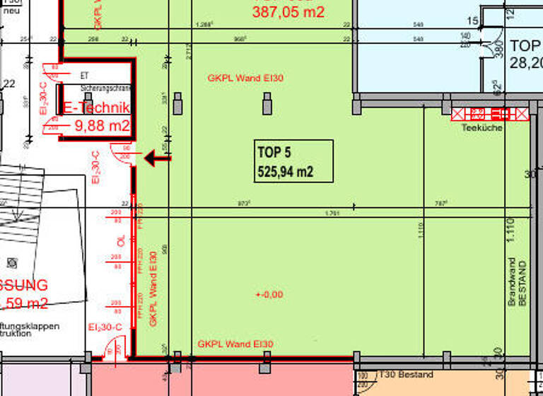 Ladenfläche zur Miete 5.972 € 1 Zimmer 183 m² Verkaufsfläche Wagna 8435