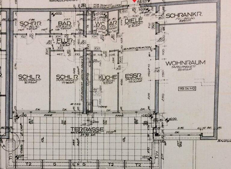 Wohnung zur Miete - Erstbezug 1.478 € 4 Zimmer 119 m² 1. Geschoss Wien 1170