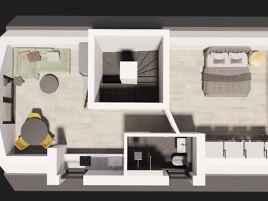 Wohnung zum Kauf - Erstbezug 225.000 € 2 Zimmer 45 m² Dachgeschoss frei ab sofort Hochheim Worms-Hochheim 67549