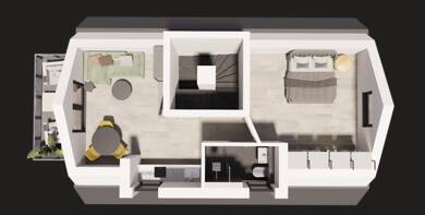 Wohnung zum Kauf 225.000 € 2 Zimmer 45 m² Dachgeschoss frei ab sofort Hochheim Worms-Hochheim 67549