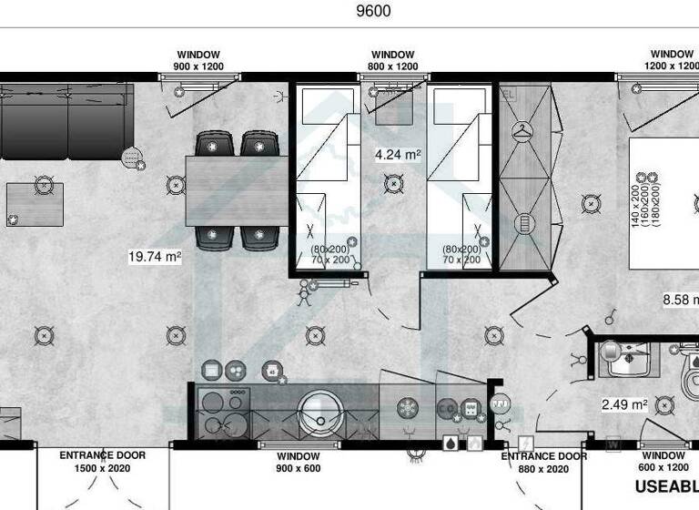 Bungalow zum Kauf 139.890 € 3 Zimmer 35 m² 176 m² Grundstück Großhelmsdorf Heideland OT Großhelmsdorf 07613