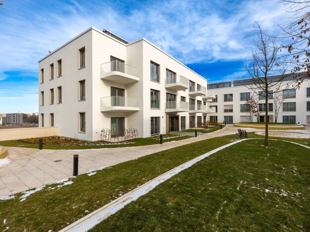 Terrassenwohnung zur Miete - Erstbezug 2.500 € 4 Zimmer 114,1 m² 2. Geschoss frei ab sofort Rosa-Kempf-Straße 27 Aubing-Lochhausen-Langwied München 81249