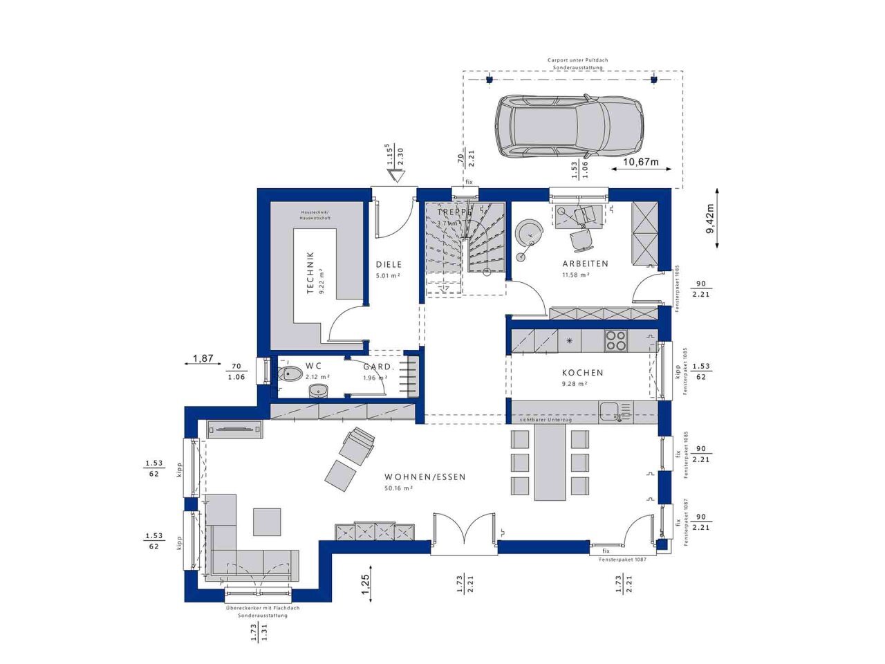 Einfamilienhaus zum Kauf 534.160 € 7 Zimmer 174,8 m²<br/>Wohnfläche 475 m²<br/>Grundstück Wildbader Straße 50/3 Rötenbach Bad Teinach 75385