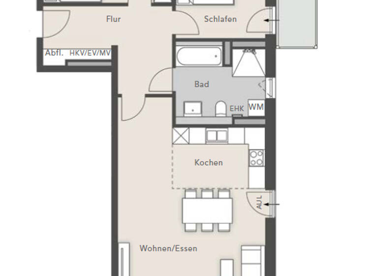Wohnung zum Kauf 695.000 € 3 Zimmer 98 m²<br/>Wohnfläche 2.<br/>Geschoss Bad Aibling Bad Aibling-Harthausen 83043