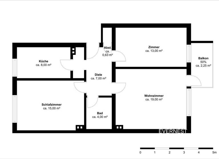 Wohnung zum Kauf 250.000 € 3 Zimmer 68 m² 1. Geschoss Mülheim Köln 51063