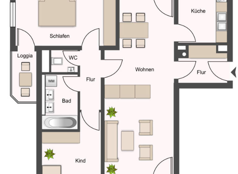 Wohnung zum Kauf 345.000 € 3 Zimmer 82 m²<br/>Wohnfläche Wetzendorf Nürnberg 90425