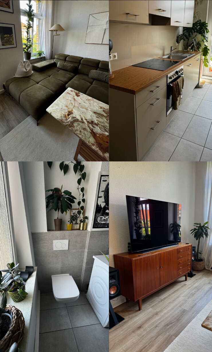 Wohnung zur Miete 670 € 2 Zimmer 69 m²<br/>Wohnfläche 4.<br/>Geschoss Ludwigstraße Neustadt-Neuschönefeld Leipzig 04315