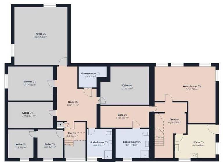 Mehrfamilienhaus zum Kauf 545.000 € 9 Zimmer 377,2 m² 1.065 m² Grundstück Ummeln Algermissen 31191