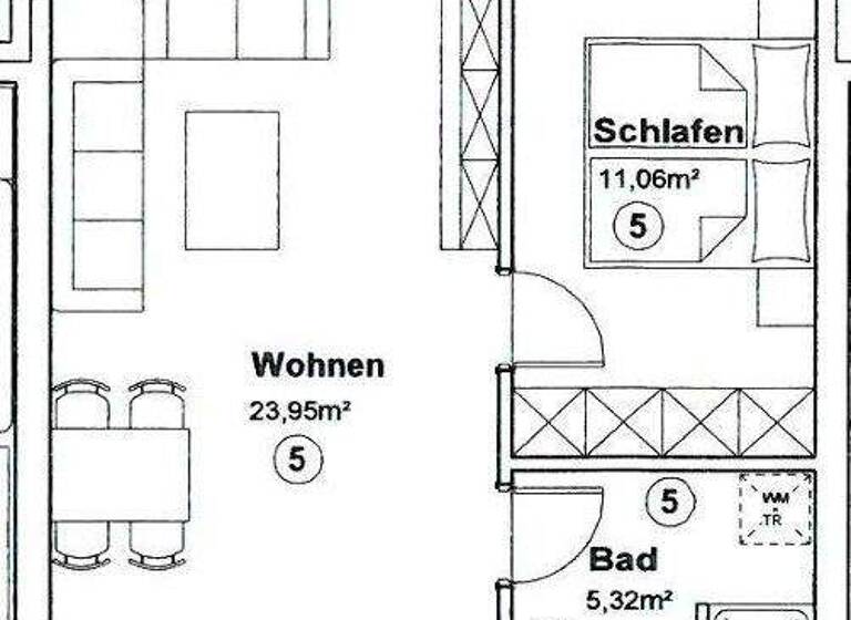 Wohnung zum Kauf provisionsfrei als Kapitalanlage geeignet 239.000 € 2 Zimmer 49 m² Hamburger Straße 31 A Ochtmissen Lüneburg 21339
