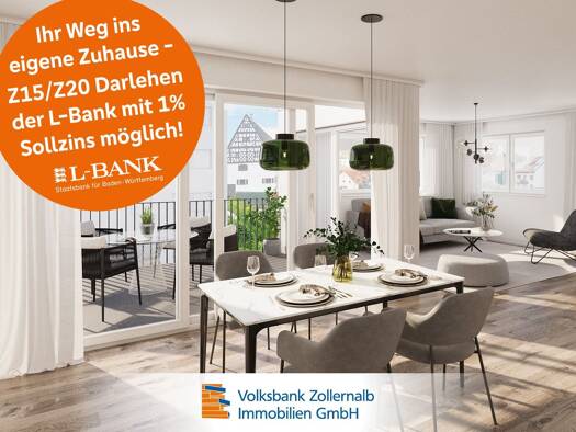 Wohnung zum Kauf provisionsfrei 459.000 € 4,5 Zimmer 130,6 m² Kaffeebühlstraße 12 Dormettingen 72358